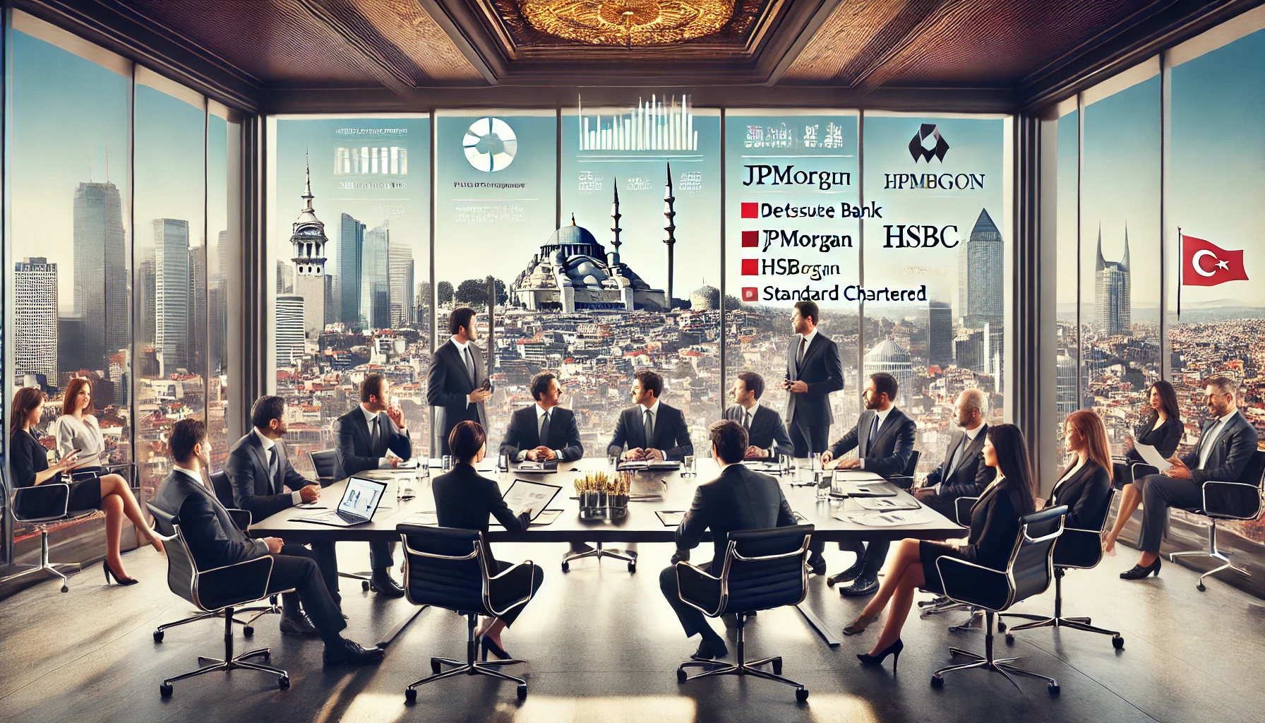 DÜNYA BANKACILIK DEVLERİ TÜRKİYE’DE! DEUTSCHE BANK VE JPMORGAN’DAN STRATEJİK ZİYARET