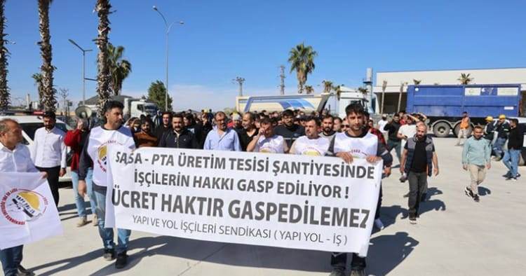 SASA POLYESTER’DE MAAŞ KRİZİ