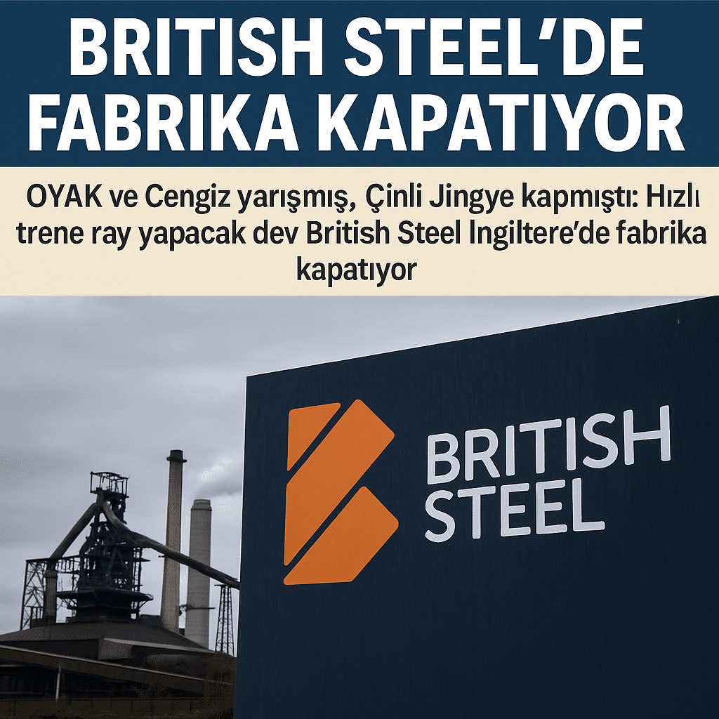 BRITISH STEEL İNGİLTERE’DE FABRİKA KAPATIYOR: TÜRKİYE’YE RAY SAĞLAYAN DEV ŞİRKETTEN KRİTİK KARAR