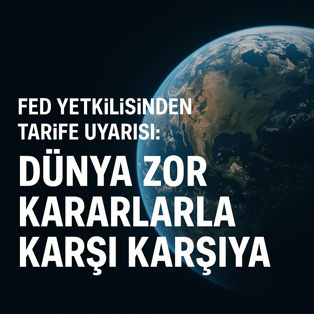 FED YETKİLİSİNDEN TARİFE UYARISI: DÜNYA ZOR KARARLARLA KARŞI KARŞIYA