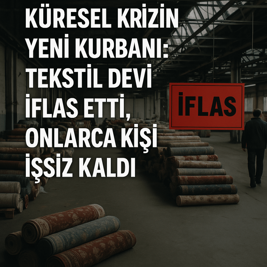 KÜRESEL KRİZİN YENİ KURANI: TEKSTİL DEVİ İFLAS ETTİ, ONLARCA KİŞİ İŞSİZ KALDI