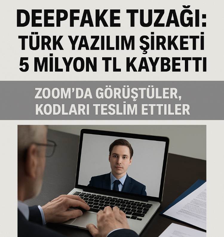 DEEPFAKE TUZAĞI: TÜRK YAZILIM ŞİRKETİ 5 MİLYON TL KAYBETTİ