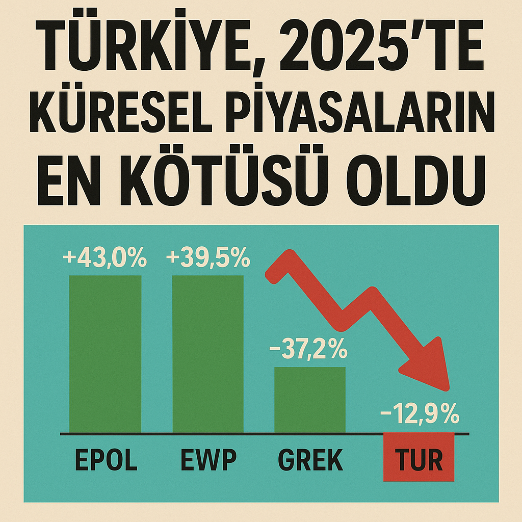 Türkiye, 2025’te Küresel Piyasaların En Kötüsü Oldu
