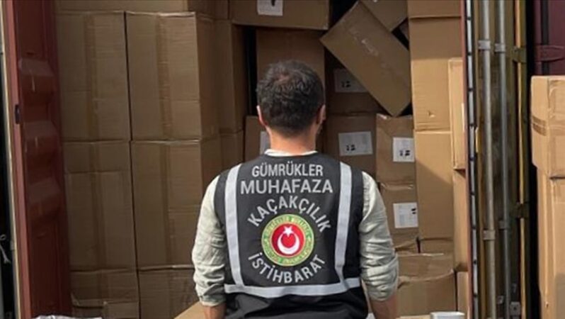 Ticaret Bakanlığı 691 kilogram uyuşturucu madde yakaladı.