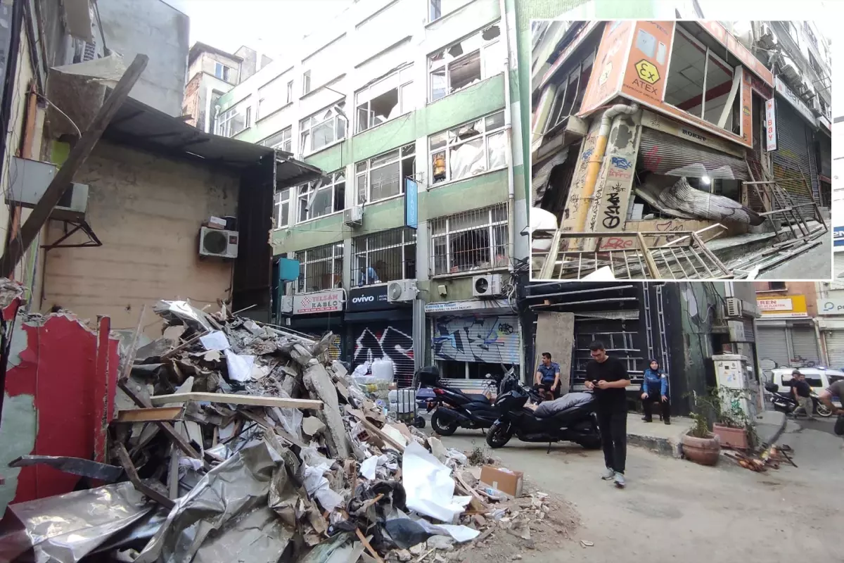 Beyoğlu’ndaki patlamanın neden olduğu hasar gün ışığında belirdi.
