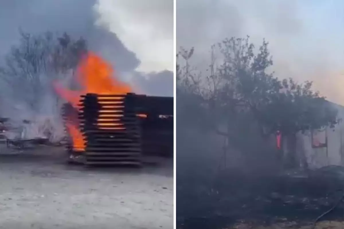 Fabrikaya sıçrayan yangın Antalya’da çıktı.