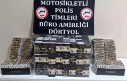 Hatay’da 430 Paket Kaçak Gümrük Sigarası Yakalandı