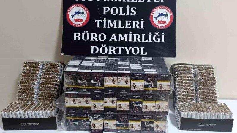 Hatay’da 430 Paket Kaçak Gümrük Sigarası Yakalandı