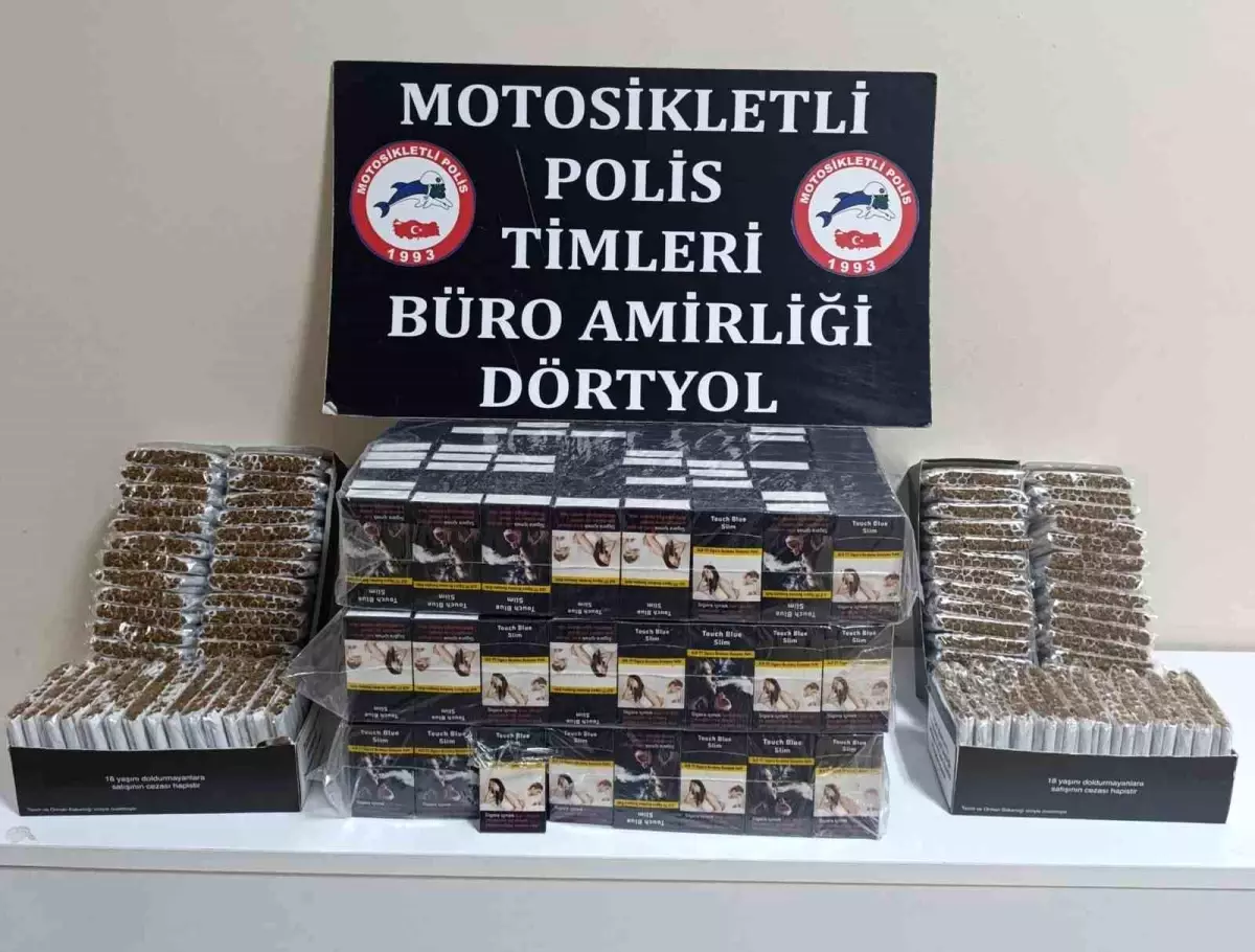 Hatay’da 430 Paket Kaçak Gümrük Sigarası Yakalandı