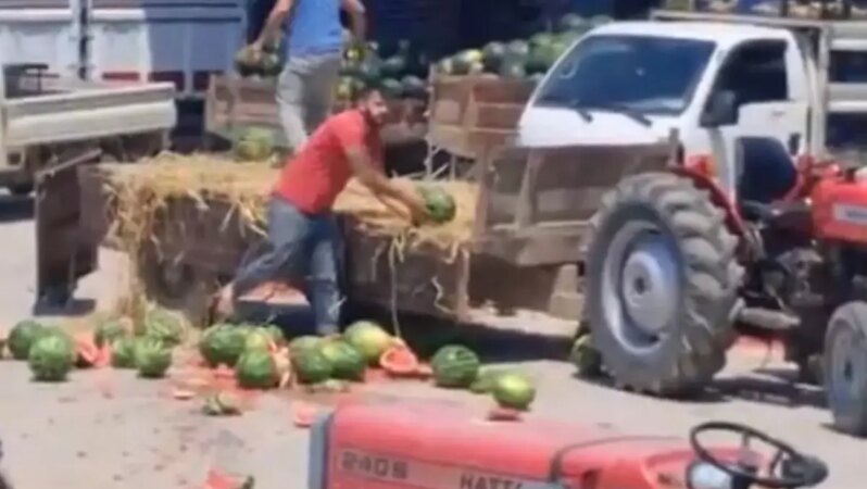 Karpuz parçalayan iki üretici ceza alacak!