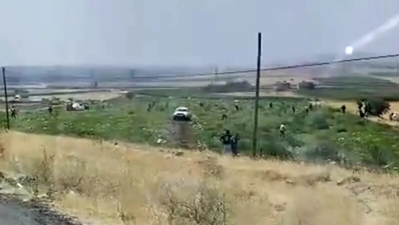 Karpuz tarlası sahibi gördüğü manzara karşısında şoke oldu.