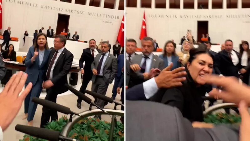 Meclis’te “Zeytinlik yasası” tartışmalarında arbede yaşandı.