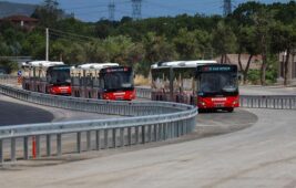 Türkiye’de bir ilde daha ikinci metrobüs seferleri başladı