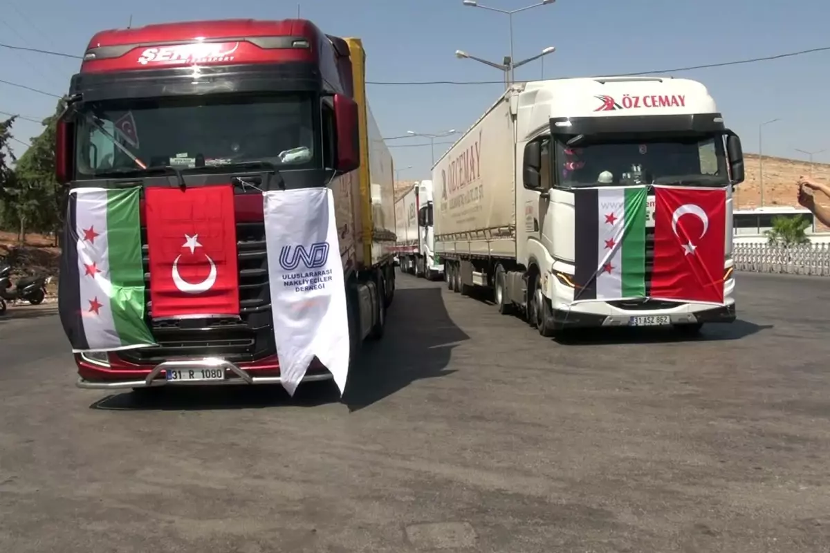 14 yıl sonra Cilvegözü Gümrük Kapısı’ndan Suriye’ye ihracat faaliyeti yeniden başladı