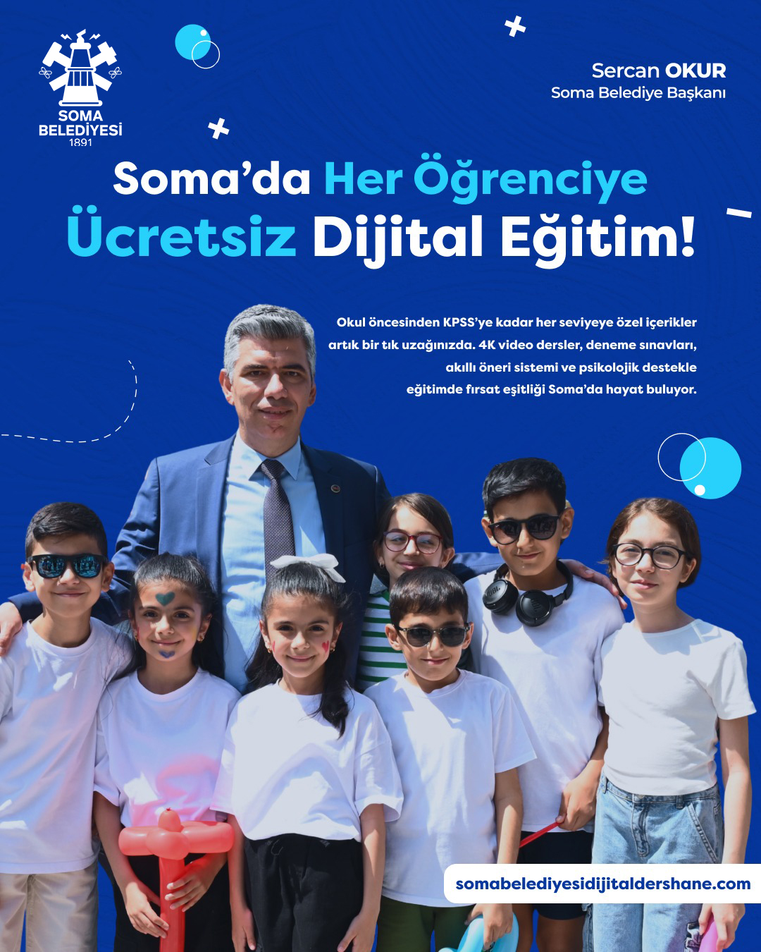 Belediyecilikte Örnek Adım: Soma Belediyesi’nden Ücretsiz Dijital Dershane Dönemi