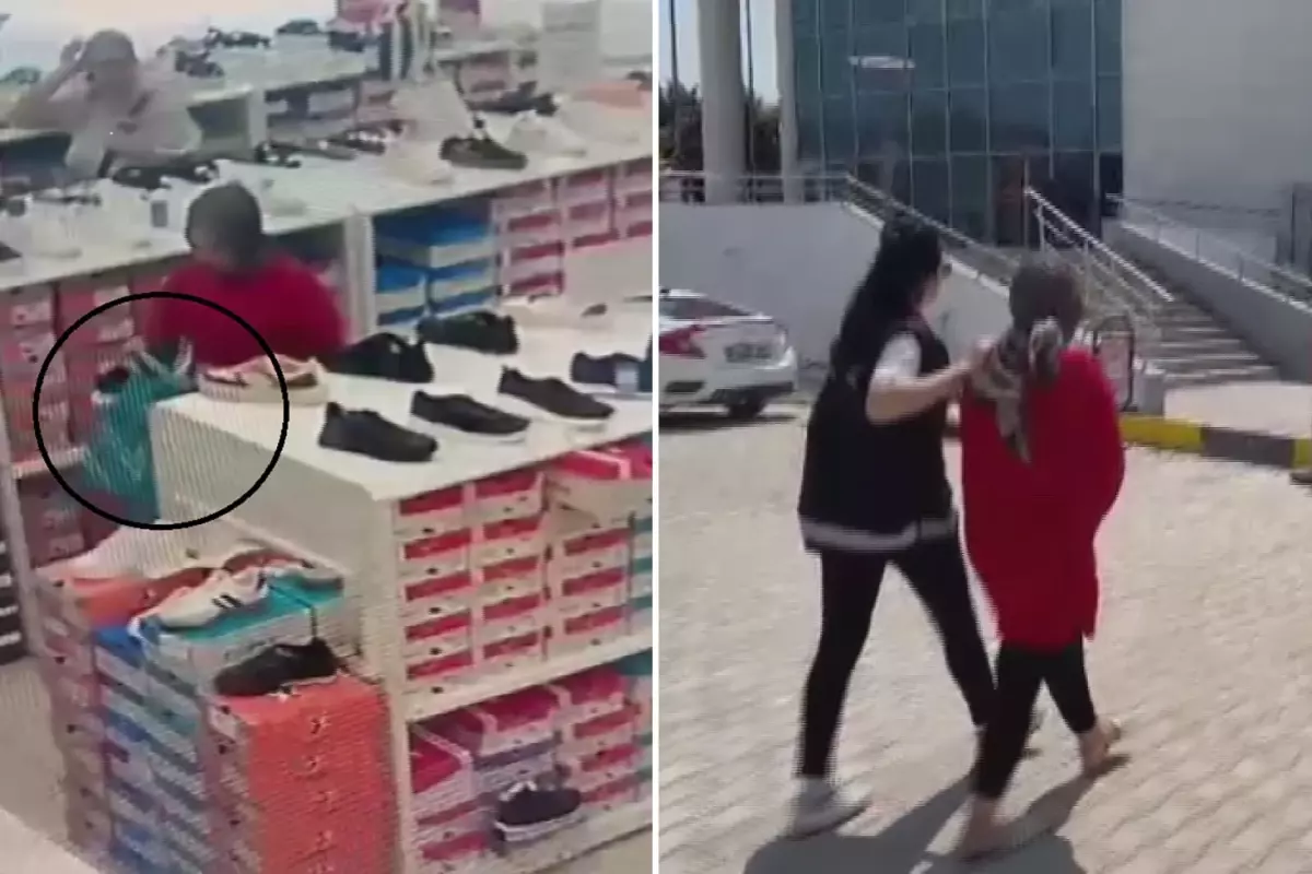 AVM’de mağaza mağaza dolaşarak iç çamaşırına kadar hırsızlık yaptı