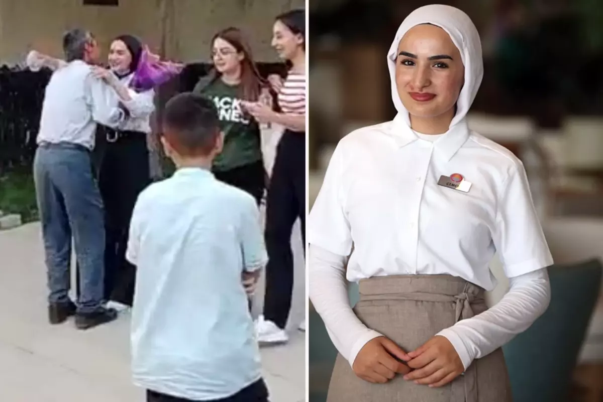 Sınavdan çıkınca babası tarafından çiçeklerle karşılanan Çimen, hayallerine ulaştı.