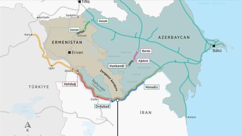 Türkiye, Zengezur Koridoru’nun açılmasıyla küresel tedarik zincirlerinin merkezi olabilir.