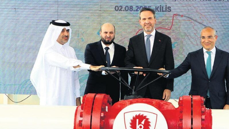 Türkiye’den Suriye’ye ilk gaz akışı başladı