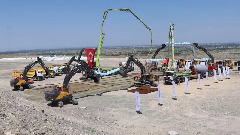 Zengezur Koridoru’nda önemli bir aşama: Kars-Iğdır-Aralık-Dilucu Demiryolu Hattı’nın temeli atıldı.