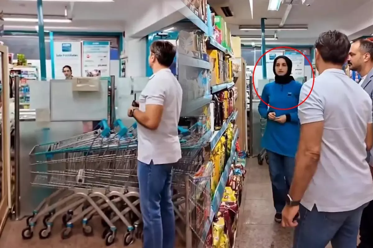 Zincir markete denetim için giden belediye başkanı, personelin cevabıyla şaşkına döndü.