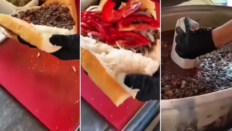 Bir işletmenin 35 TL’ye sunduğu ekmek arası tantuni tartışma konusu haline geldi.