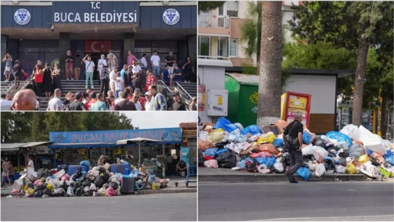 İzmir Buca’da maaş ödemeleri yapılmadığı için işten ayrılan işçilerin eylemi sona erdi.