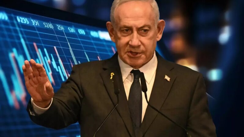 Netanyahu’ya borsa sürprizi! Aceleyle basın toplantısı yaptı.