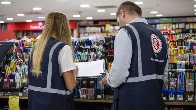 Ticaret Bakanlığı kırtasiyelere denetim yaptı! 15 milyon lira ceza uygulandı.