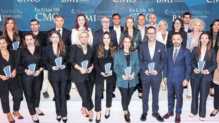 ‘En Başarılı 50 CMO’ ödüllerine ulaştı