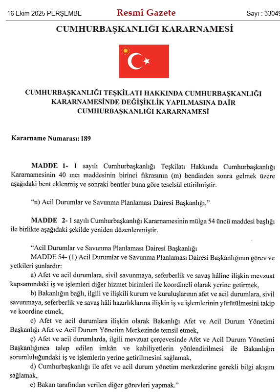 Bakanlıklara Bir Daire Başkanlığı Daha Açıldı 2 image 36