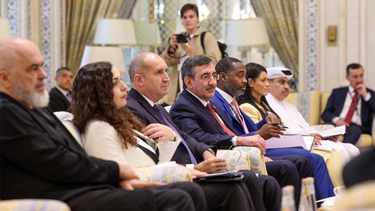 Suudi Arabistan'da Cumhurbaşkanı Yardımcısı Yılmaz 4 Suudi Arabistan’da Cumhurbaşkanı Yardımcısı Yılmaz