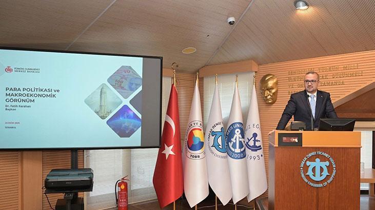 TCMB Başkanı Karahan, İMEAK DTO’nun Ekim ayı meclis toplantısına iştirak etti.