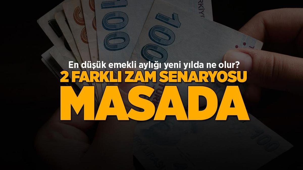 Yeni yılda en düşük emekli aylığı ne kadar olacak? İki farklı zam senaryosu gündemde.